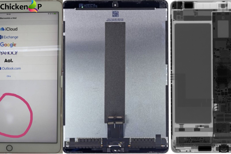 ipad air 3 bright spot
