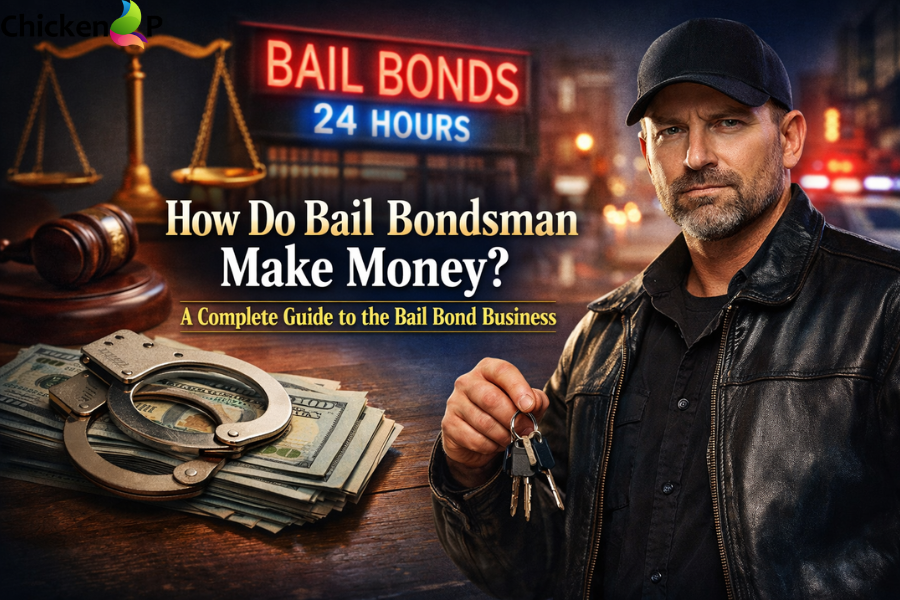 how do bail bondsman make money​