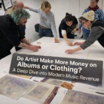 do artist make more money on albums or clothing​