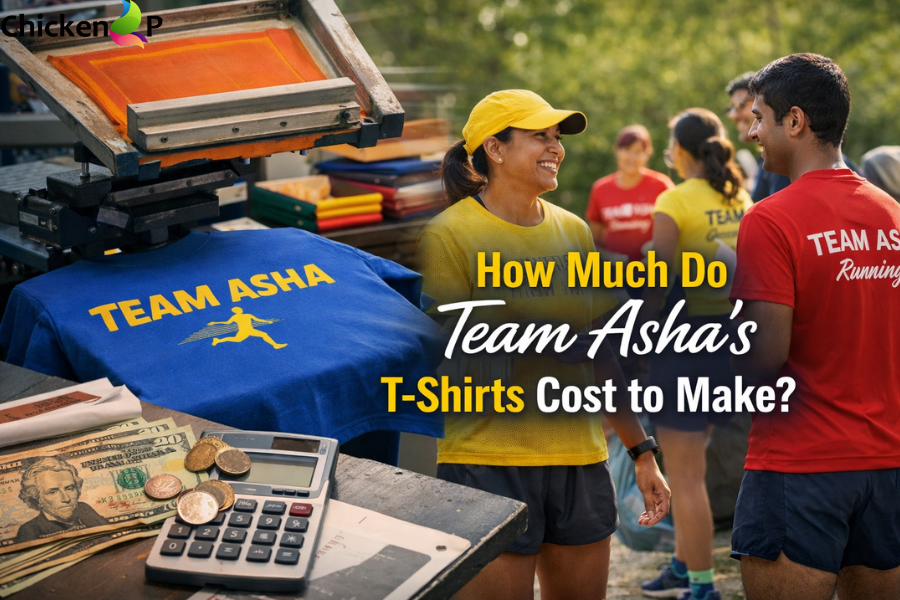 how much do team asha's t-shirts cost to make​