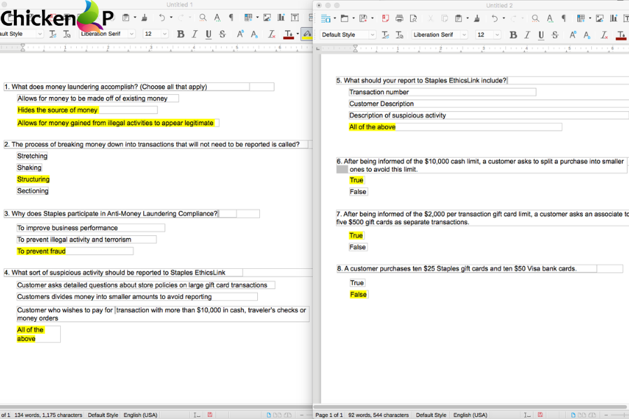 sam's club anti money laundering cbl answers