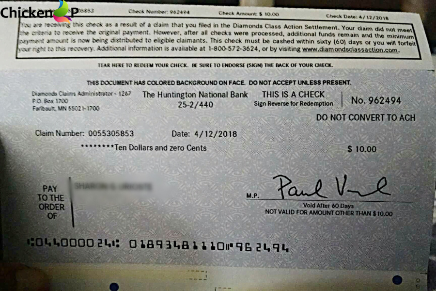 po box 55520 portland oregon pay to the order of