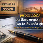 po box 55520 portland oregon pay to the order of​