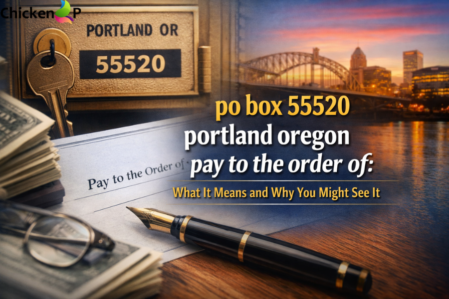po box 55520 portland oregon pay to the order of​