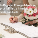 how to register foreign marriage in cyprus ministry interior​
