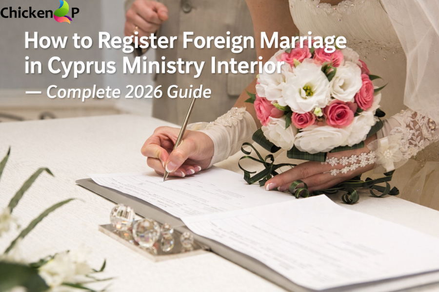 how to register foreign marriage in cyprus ministry interior​