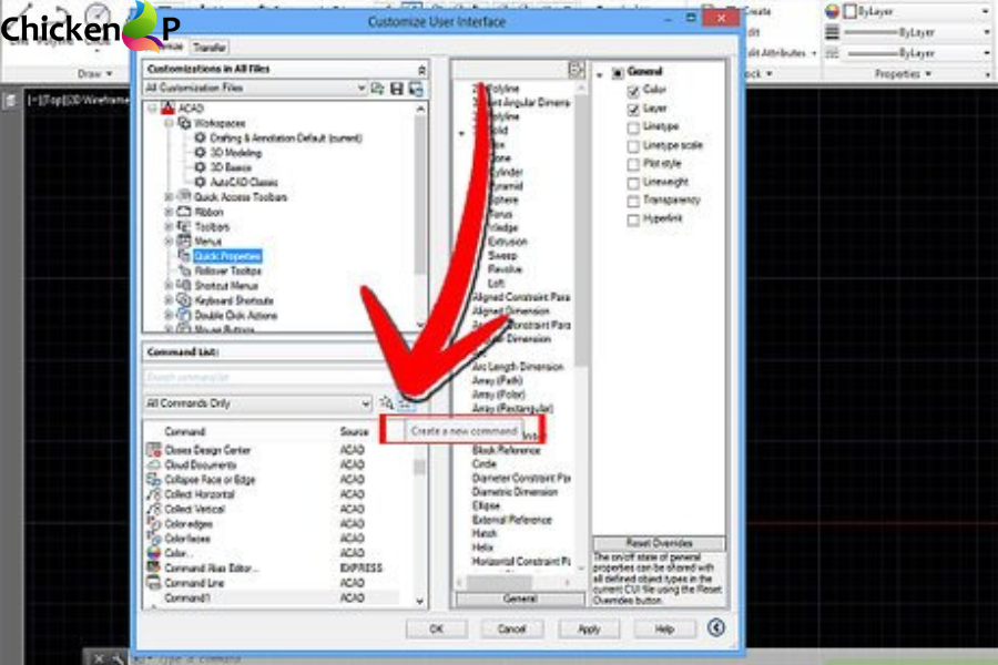 how to crteate a custom new command key in mpc-hc64.exe​
