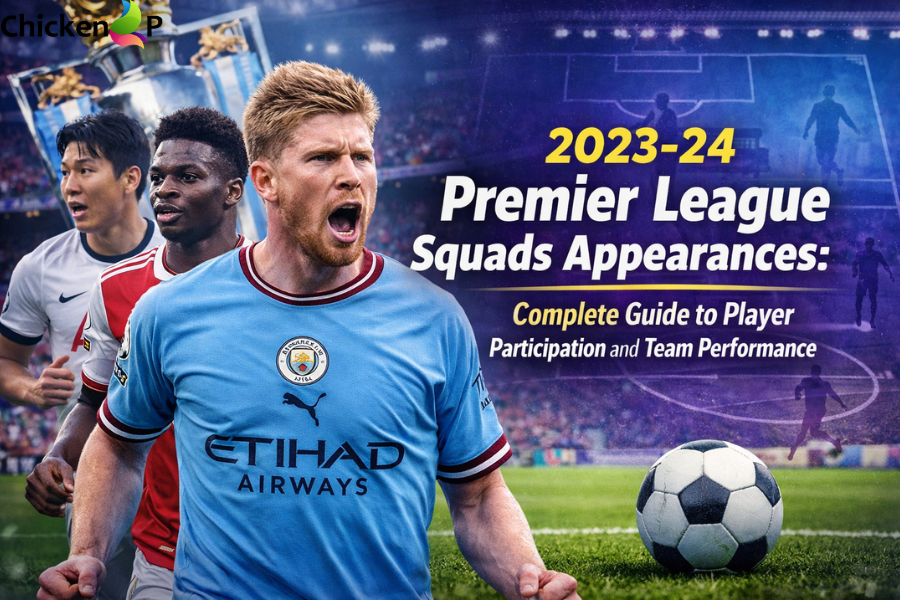 2023-24 premier league squads appearances