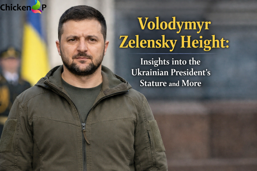 volodymyr zelensky height