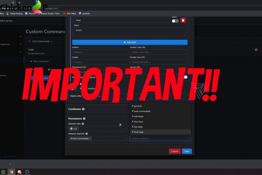 how to crteate a custom new command key in mpc-hc64.exe​
