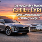 do the driving modes in cadillac lyriq offer different ranges or battery usages?