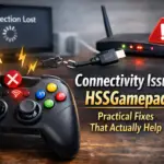 connectivity issues hssgamepad