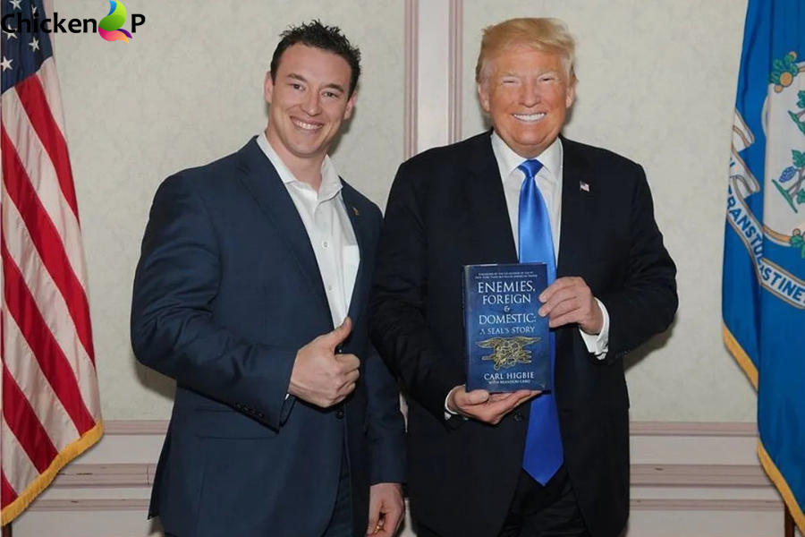 how many times has carl higbie been married
